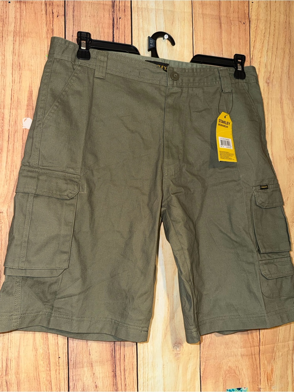 Stanley Workwear Men’s Olive Hunter Green Cargo Shorts NWT Size 34